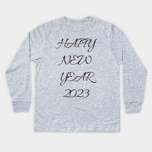 HELLO 2023 (HNY) Kids Long Sleeve T-Shirt